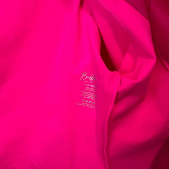 Buffbunny Phantom Waist Hot Pink Hibiscus Zip-Front Jacket XXL - Picture 4 of 9